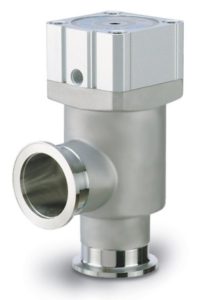 Pneumatisch betätigtes Eckventil mit Faltenbalgdichtung, einfachwirkend, ohne Magnetventil, DN16KF, EPDM-Dichtungen