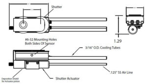 Dualer Quarzkristallsensor, 3/16" Kühlrohre