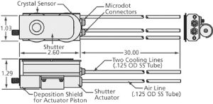 Dualer Quarzkristallsensor, 1/8" Kühlrohre