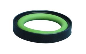 Äußerer Zentrierring aus POM mit Perbunan-O-Ring, DN16KF/DN10KF