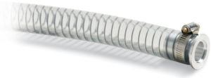 PVC slang 1000mm, Aluminium DN40KF flens
