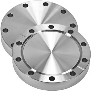 Bride pleine non rotative, DN19CF, OD=34mm, 6 trous de boulons