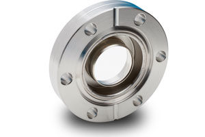 Saphir de longueur nulle, diamètre de vue de 2,74", DN150CF, pression max de 145 psi
