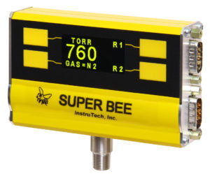CVM201 Super Bee Convectie-vacuümmeter met OLED-display. RS232/485-communicatie. DN40CF-flens
