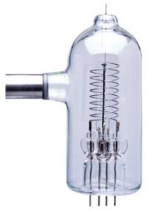 Glastype Ionenmeter, dubbele wolfraamgloeidraad, 1 inch Kovar metalen inlaatpoort