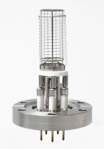 Jauge d'ions nus, double filaments de tungstène, DN40CF