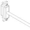 9-poliger Micro-D-Anschluss auf der ATM-Seite, vernickeltes Aluminiumgehäuse mit Teflon-isolierter 36-Zoll-Verkabelung.