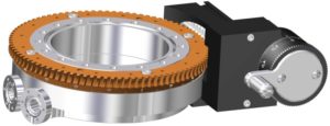 Differentialgepumpte Rotationsdichtung mit 360°-Drehung. Manuell betätigt. DN100CF-Flansch mit Gewindeflanschen