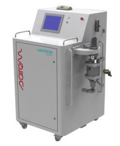 Réacteur intégré et système de transmission assisté par micro-ondes conçu pour l'extraction. Réacteur batch ou à flux continu (CF).