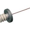 1-polige Hochspannungsdurchführung 20000 V / 3 Amp. Flansch aus Edelstahlleiter DN40CF
