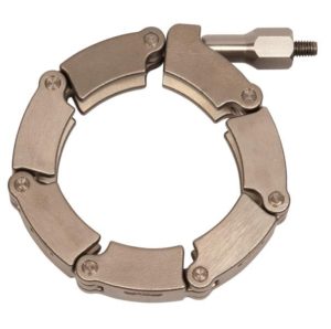 RVS kettingklem voor metalen afdichtingen voor DN50KF en DN50CF flens