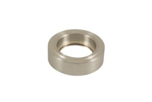 Fenêtre saphir de qualité UV, diamètre de vue de 0.94 "et diamètre de 1.5" adaptateur de soudure en acier inoxydable, transmission de 250 nm à 5 microns
