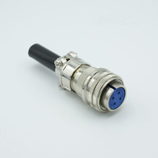 Connecteur circulaire côté air MS, 2 paires de thermocouple, type K, accepte des broches de 0.056" de diamètre