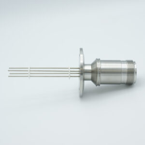 Thermocouple type J 2 paires avec connecteur MS côté atmosphérique, bride DN40KF