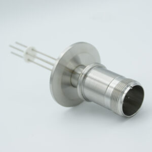 2 paires de thermocouples de type E avec connecteur MS côté atmosphérique, bride DN40KF