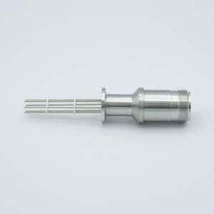 3 paar Thermokoppel type-J met MS connector aan atmosferische zijde, DN16KF flens