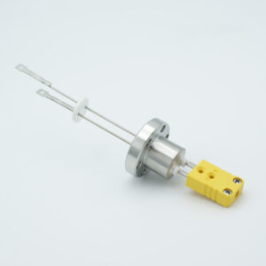 1 paar thermokoppel type-K doorvoer met beide zijconnectoren inbegrepen, DN19CF flens