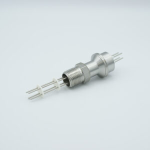 2 Paar Thermoelement-Typ-J-Durchführungen für Steckanschlüsse, 1/2-Zoll-NPT-Anschluss