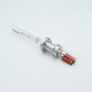 1 paar Thermokoppel type-C en 1 paar nikkeldoorvoer 1000V, inclusief TC-connectoren, DN19CF flens