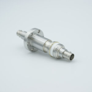Schwimmende Abschirmung, doppelseitige MHV-Durchführung, 5000 V, 3 A, DN19CF-Flansch, ohne luftseitigen Anschluss