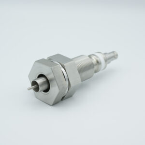 Vlottend schild, single-ended SHV-5 doorvoer 5000V 3 Amp, 1" grondplaatfitting zonder luchtzijde connector