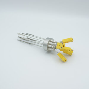5 paire de traversées de thermocouple de type R ou S avec connecteurs des deux côtés inclus, raccord à souder