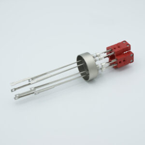 4 paire de traversées de thermocouple de type C avec connecteurs des deux côtés inclus, raccord à souder