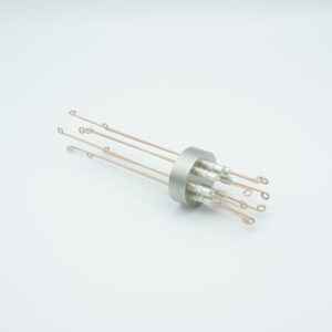 4 paire de traversées de thermocouple de type R ou S avec connecteurs des deux côtés inclus, raccord à souder