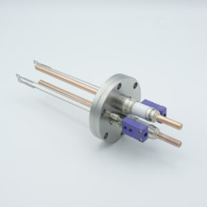 2 paires de thermocouples de type E et 1 paire de traversée en cuivre 5000 40 V, avec connecteurs TC inclus, bride DNXNUMXCF