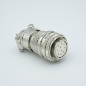 Connecteur UHV série MS, 10 broches, 700 Volts, 10 A par broche, accepte des broches de 0.056" ou 0.062" de diamètre