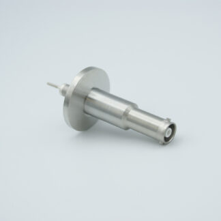 Geaarde afscherming zichtbaar SHV-10, 5 Amp 10000 VDC doorvoer, DN40KF