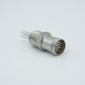 7-polige Durchführung mit luftseitigem Anschluss 500 Volt / 3,5 Ampere. NPT-Flansch