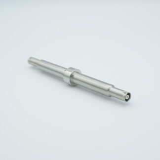Geaarde afscherming met dubbele uiteinden SHV-10, 5 Amp 10000 VDC doorvoer, lasfitting