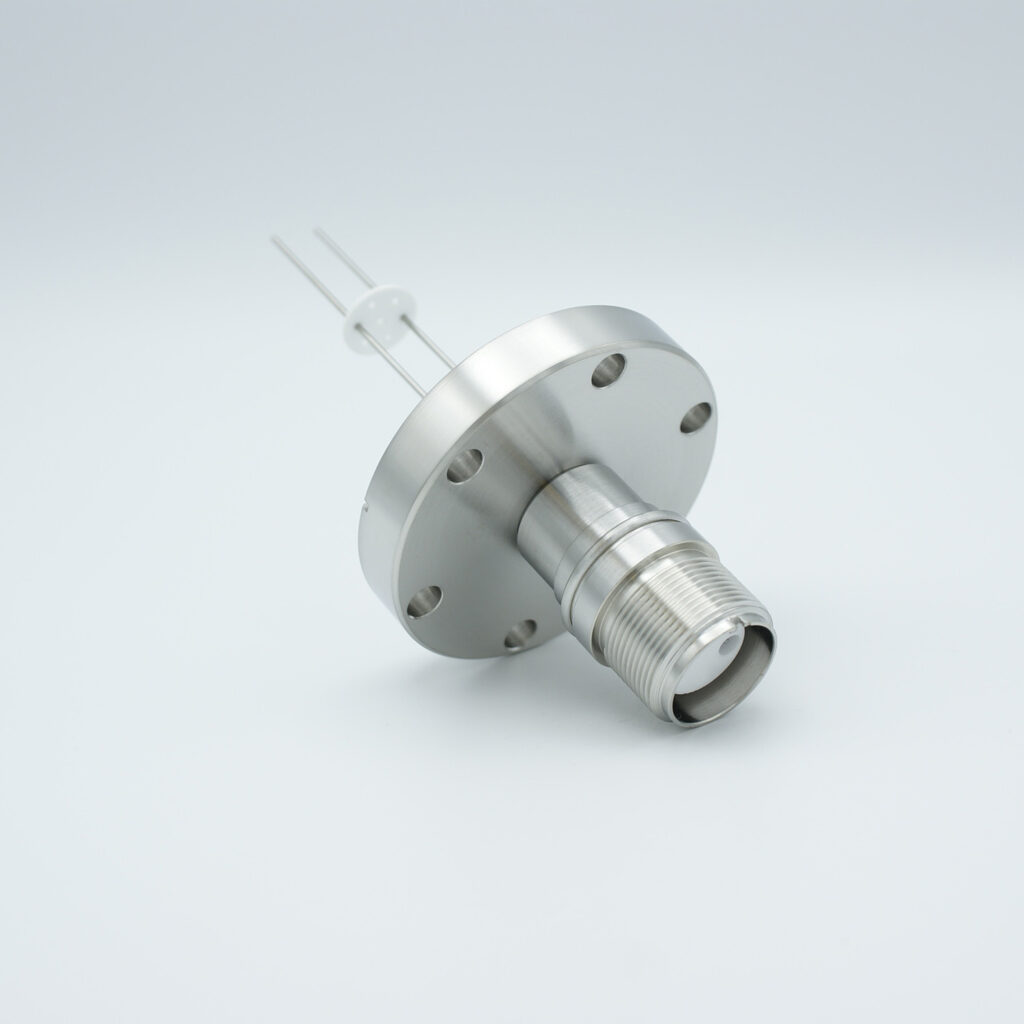 2 pin MS high voltage feedthrough according MIL-C-5015, Molybdenum ...