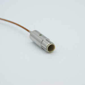 Geerdeter, abgeschirmter UHV-Stecker mit nicht abgeschlossenem Kapton-isoliertem 39-Zoll-Kabel