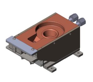 Einzeltaschen-6-kW-E-Gun der HC-Serie mit 40 cm³ Flanschmontage optional